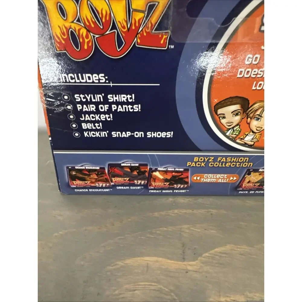 Bratz BOYZ KobyDoll Fashion Pack School Cool! Outfit New Sealed Package 2003 Vtg
